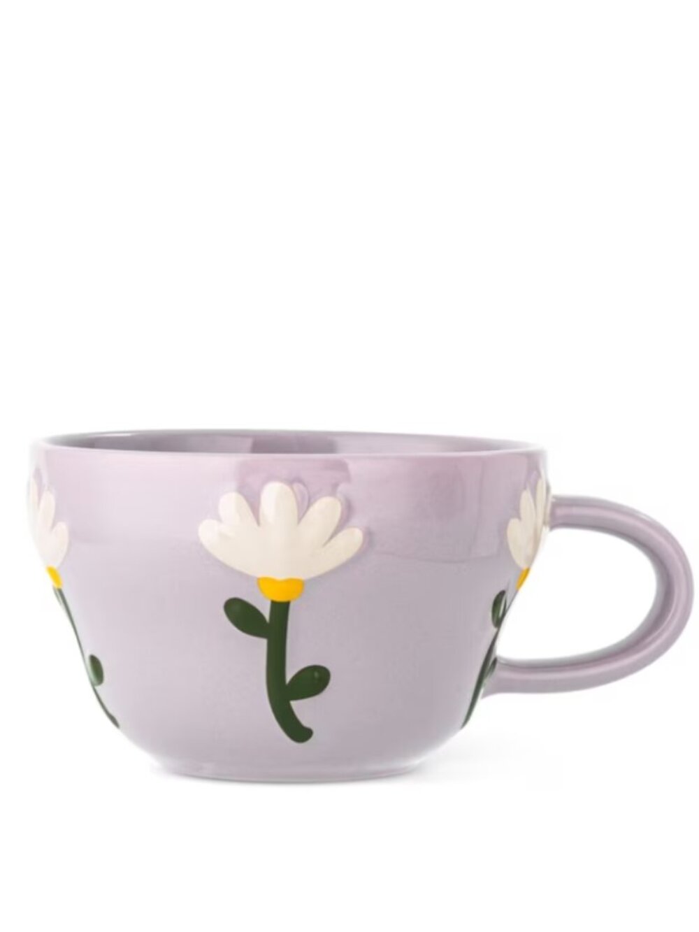 Purple Flowers Mug Cup